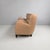 Mid-Century Modern Mid-Century Modern Italian Three-Seater Pink Beige Silk Sofa with Original Upholstery, 1940s For Sale - Image 3 of 18