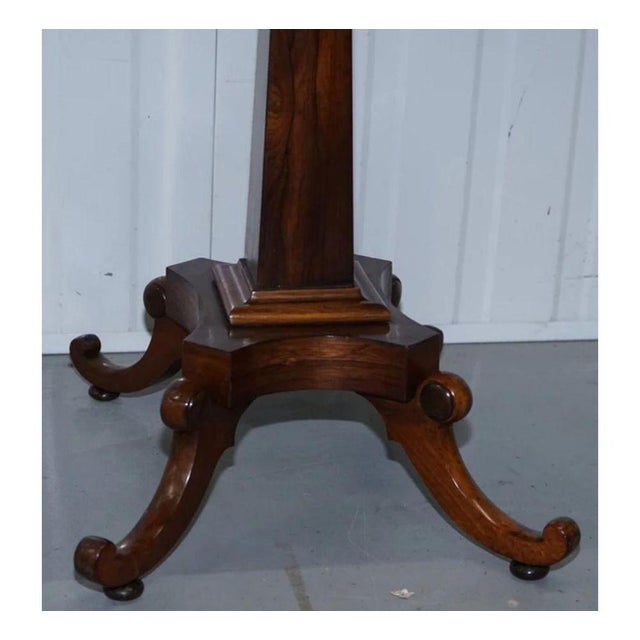 Wood Antique Regency Drop Leaf Worktable with Drawers, 1890s For Sale - Image 7 of 9