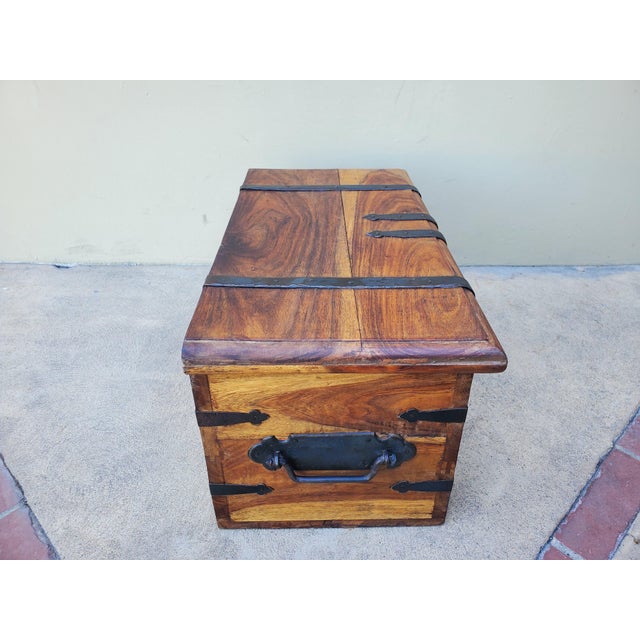 1990s Solid Wood Chest For Sale - Image 16 of 18
