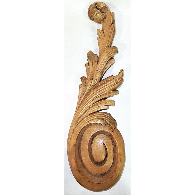 Rococo Antique French Walnut Rococo Carvings, a Pair For Sale - Image 3 of 9