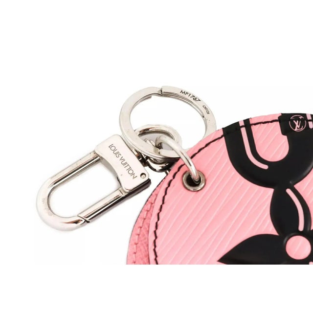 22440 - Louis Vuitton Mirror 2 Round Disc Pink & Black
