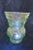 Mid-Century Modern Hoosier Glass Co Green Depression Glass Pebble Rippled Vase For Sale - Image 3 of 11