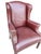 Experience Timeless Elegance of a Genuine Leather Wingback Chair by Kenyon Furnishings For Sale In Raleigh - Image 6 of 7
