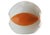 Mid-Century Modern Space Age Orange and White Italian Opaline Glass Globular Lampshade, 1970s For Sale - Image 6 of 6