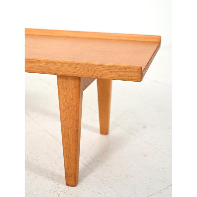 Oak Novett Bench by Erik Wørts, 1960s For Sale - Image 6 of 12