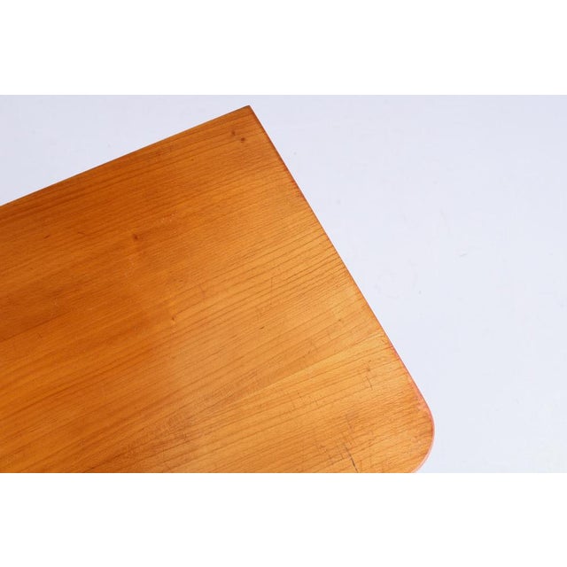 Danish Spindle Side Table with Magazine Rack, 1950s For Sale - Image 16 of 17