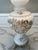 Mid 20th Century Footed Milk Glass Floral Lamp For Sale - Image 10 of 10
