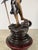 Late 20th Century Bronze Lady Justice Sculpture – Blindfolded Justitia With Scales & Sword, 29” Tall For Sale - Image 5 of 13