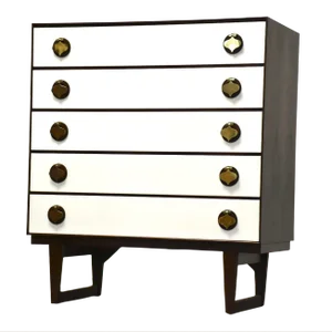 Walnut and White Dresser by Stanley