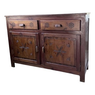 Folk Art Jam Cupboard from Savoyard, 1950s For Sale