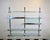 Silver Mid 20th Century Janet Schweitzer for Pace Polished Aluminum Obra Wall Mount Shelving System For Sale - Image 8 of 12