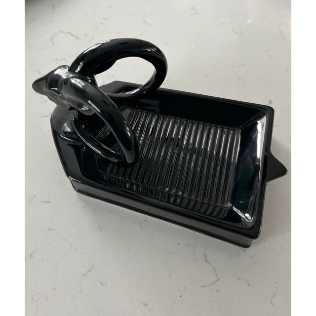 Ceramic Vintage Mid-Century Ram's Head Vanity Dish For Sale - Image 7 of 9