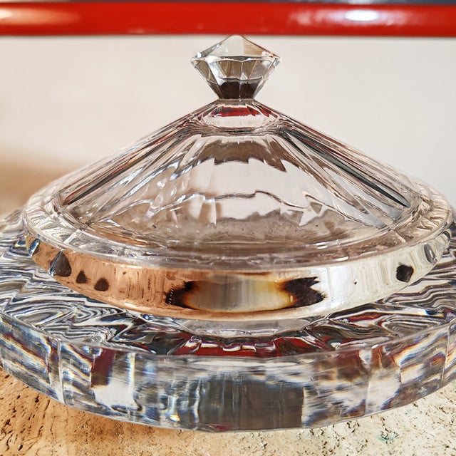 Candy Holder in Heavy Crystal by Antonio Imperatore, Italy, 1970s For Sale - Image 3 of 8