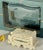 Lenox Holiday Village Porcelain Buildings and Train Cars, Seven-Piece Set For Sale - Image 6 of 12