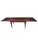 The 65" wide table including the leaf extensions measures 99 3/4 " wide. The depth varies from 31 1/2" - 35 1/2" . Each of...