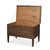 A hinged lid lifts to reveal concealed storage beneath the tabletop. That single fact separates it from every other table...