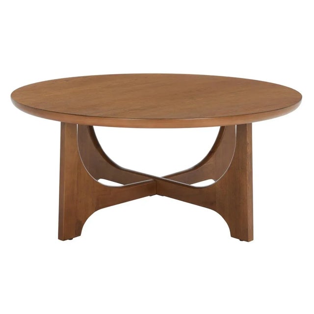 Sasha Wood Coffee Table - Medium Oak For Sale - Image 9 of 9