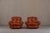 Vintage Italian Club Chairs in Cognac Leatherette, Italy, 1970s, Set of 2, in Flawless conditions. Designed 1970 to 1979