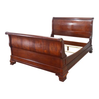 Ethan Allen 18th Century Collection Mahogany Queen Bed For Sale