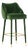 Figueroa Bar Stool in Green Velvet from Insidherland For Sale