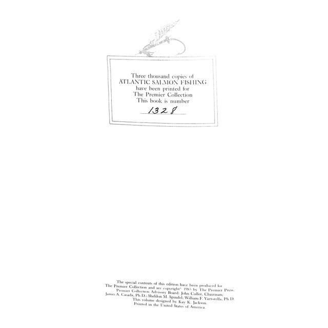 PHAIR, Charles [219] pp. The Premier Press 1985 Three thousand copies of Atlantic Salmon Fishing have been printed for The...