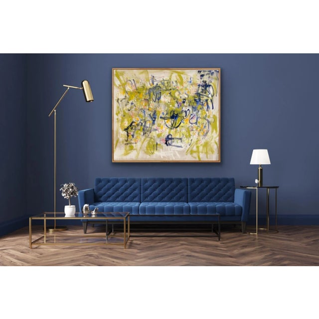 Contemporary Sarah Trundlle, Contemporary Abstract Expressionist Painting, "Blossom" For Sale - Image 3 of 9