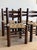 Rustic European Vintage Set of Four Attributed to Charles Dudouyt Chairs For Sale - Image 3 of 8