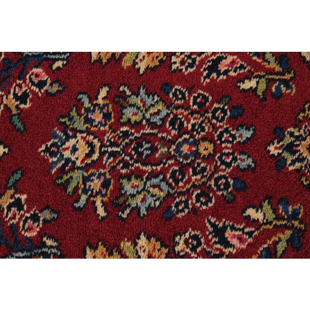 Karastan Red Field Oriental 4’3” X 6’ Wool Area Rug For Sale - Image 12 of 16