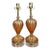 Vintage Murano Glass Lamps With Lucite Bases - Pair For Sale