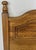 Vintage French Style Oak Headboard For Sale - Image 4 of 9
