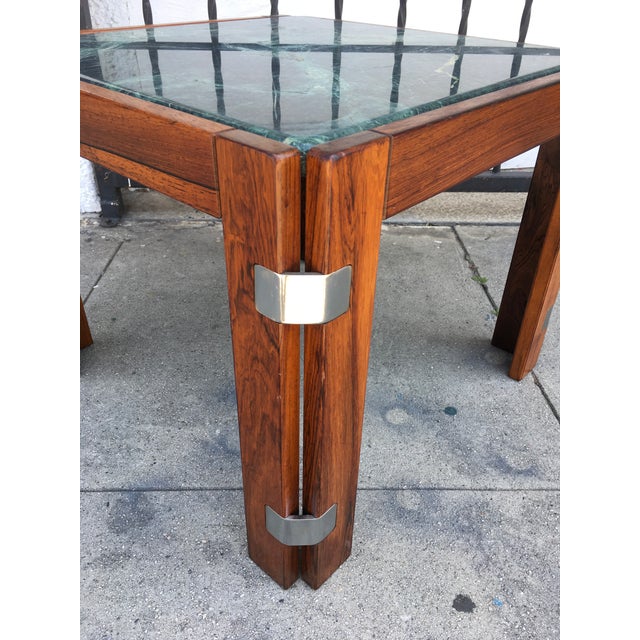 Verde Green Marble Top Side Table Chairish