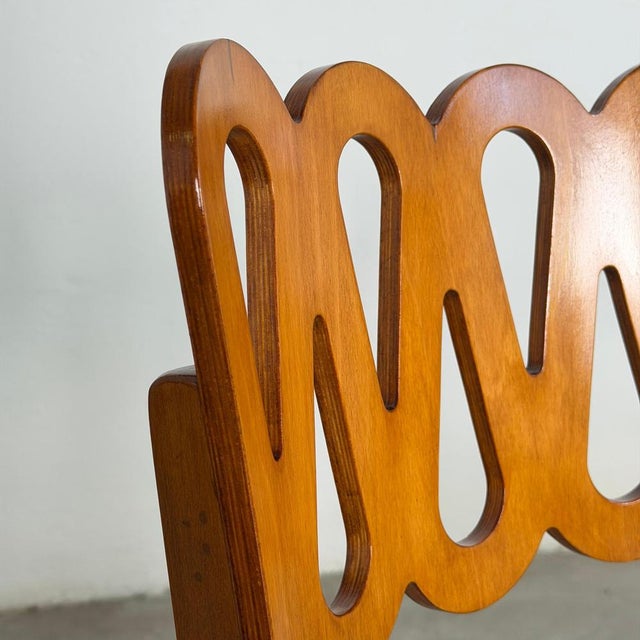 Wood 969 Volute Chairs by Gio Ponti, 1970s, Set of 8 For Sale - Image 7 of 15