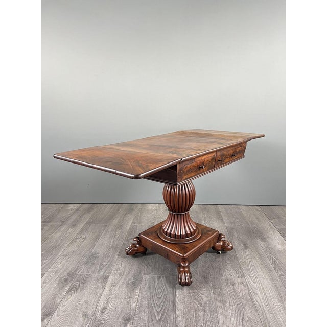 19th Century Mahogany Drop-Leaf Table For Sale - Image 9 of 13