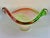1950s Mid-Century Murano Pastel Swirls Zanfirico Organic Form Bowl For Sale - Image 5 of 13