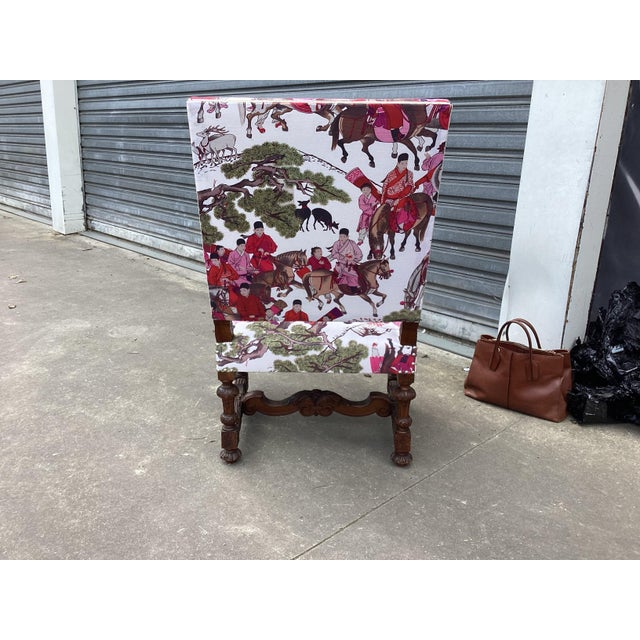 Stunning Pair Manuel Canovas Upholstered French Chairs For Sale - Image 14 of 15