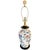 1990s Vintage Chinoiserie Famille Rose Porcelain Table Lamps With Brass Shou Finials - a Pair For Sale - Image 5 of 15