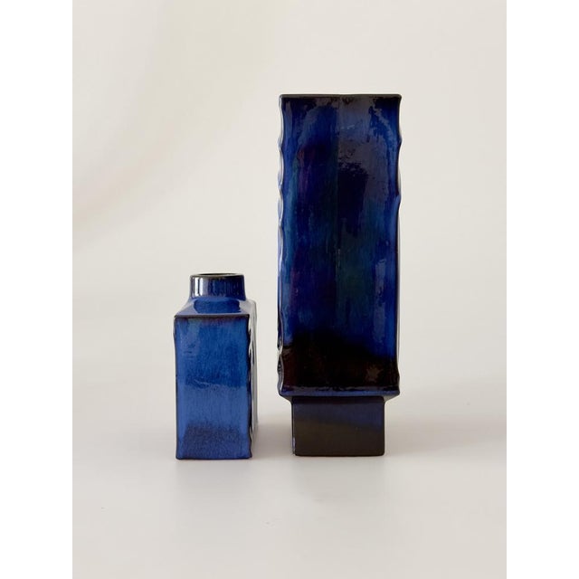 Large Zyklon Vases by Cari Zalloni for Steuler Keramik Opart, 1970s, Set of 2 For Sale - Image 3 of 10