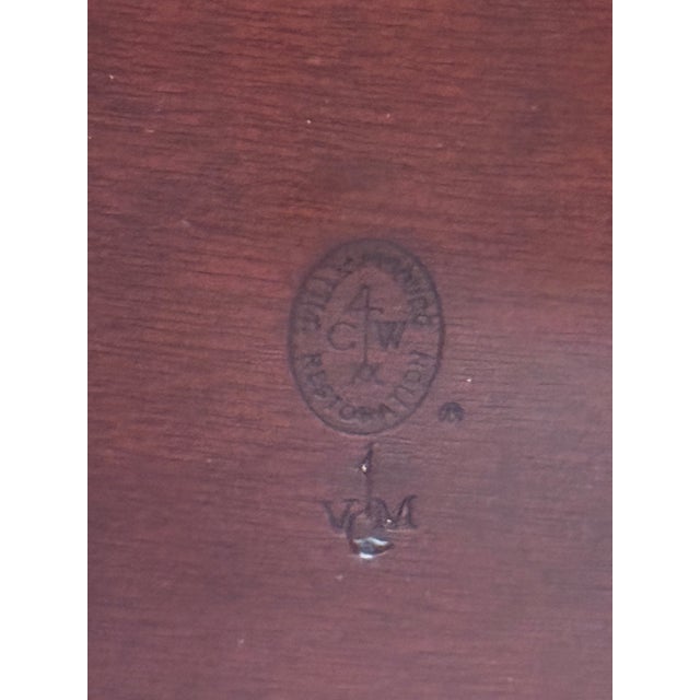 Virginia Metalcrafters Mahogany Rectangular Tea Caddy Jewelry Box For Sale - Image 14 of 14