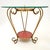 Vintage Italian Brass and Glass Coffee Table, 1950s For Sale - Image 4 of 5