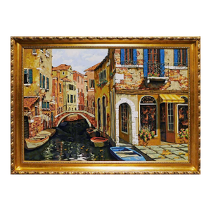 Viktor Shvaiko "Autumn in Venice" on Canvas Framed Hand Signed Make an Offer#179