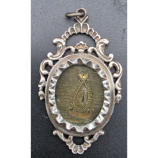 Silver 2-Pierced Relic Holders, 1850s, Set of 2 For Sale - Image 4 of 7