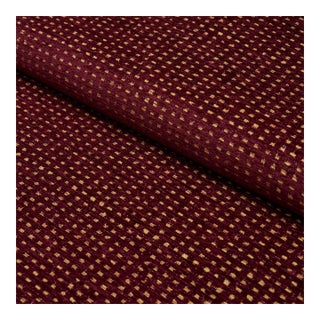 Sample - Schumacher Jasper Performance Chenille Fabric In Aubergine For Sale