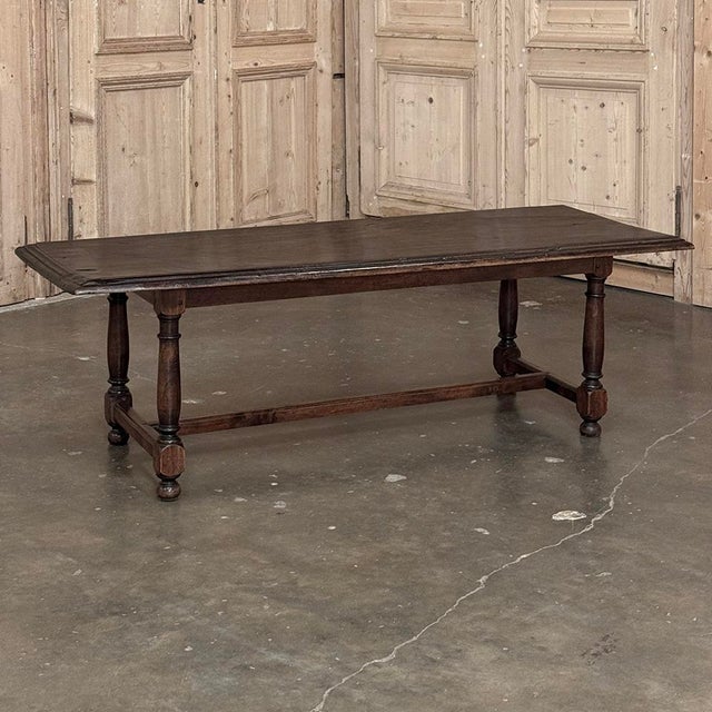 Coffee 18th Century Rustic Country French Walnut Coffee Table For Sale - Image 8 of 16