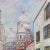 Lavender 'View of Montmartre With the Basilica of Sacré-Cœur' by K H Kaneko, 1946, Paris, Post Impressionism For Sale - Image 8 of 11