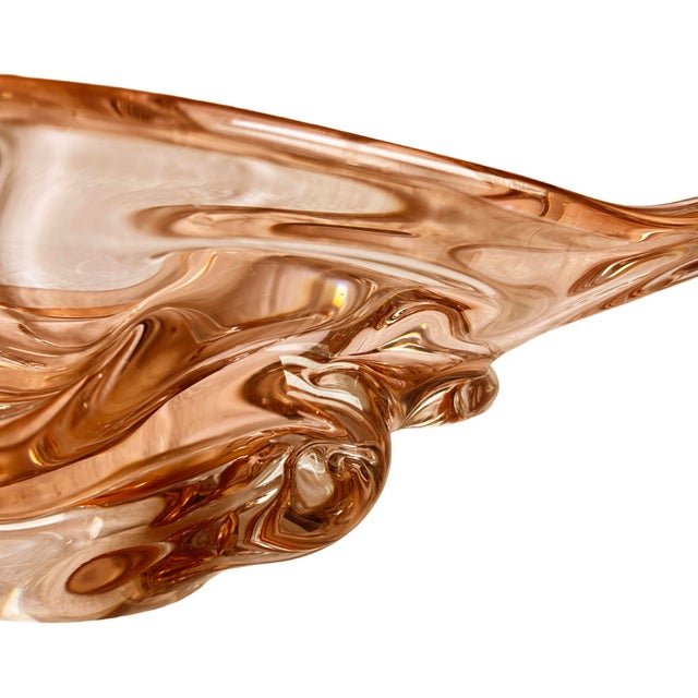 Large Platter, Designed by J. Hospodka, Chribska Sklarna, Czechoslovakia, 1960s. For Sale - Image 6 of 12