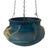 1940s Circa 1946 Roseville Art Pottery Hanging Planter With Zephyr Lily Pattern For Sale - Image 5 of 7