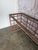 Rustic Console Table With Textured Stone Top and Hand-Forged Iron Base For Sale - Image 9 of 18