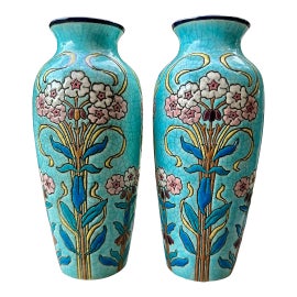 Example of Longwy Vessels and Vases