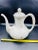 Vintage Sascha Brastoff White & Platinum "Surf Ballet" Large-Scale Coffee Pot & Platter Set- 2 Pieces For Sale - Image 9 of 13