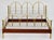 Brown Vintage Italian Brass and Wood Bed, 1980 For Sale - Image 8 of 8